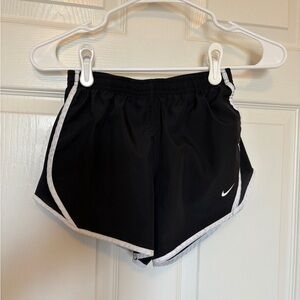 Nike Girls Black and White Shorts